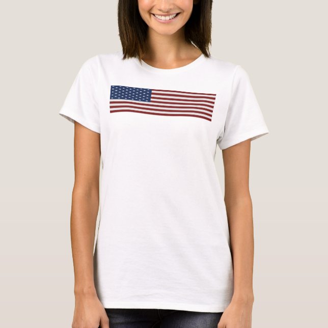 American Flag Ladies Spaghetti Top (Front)