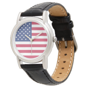 American Flag Ladies Watch