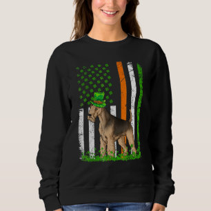 American Flag Lakeland Terrier Dog St Patricks Da Sweatshirt