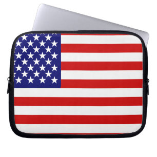 American flag laptop sleeve