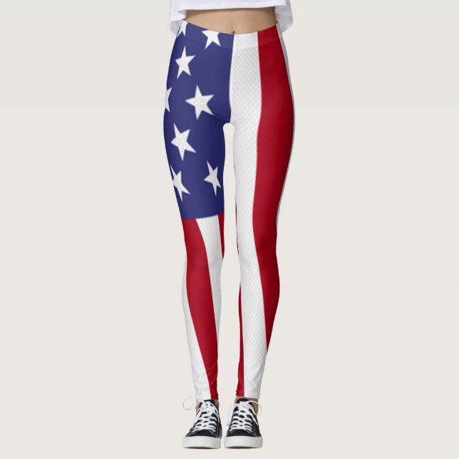 American Flag Leggings (Front)
