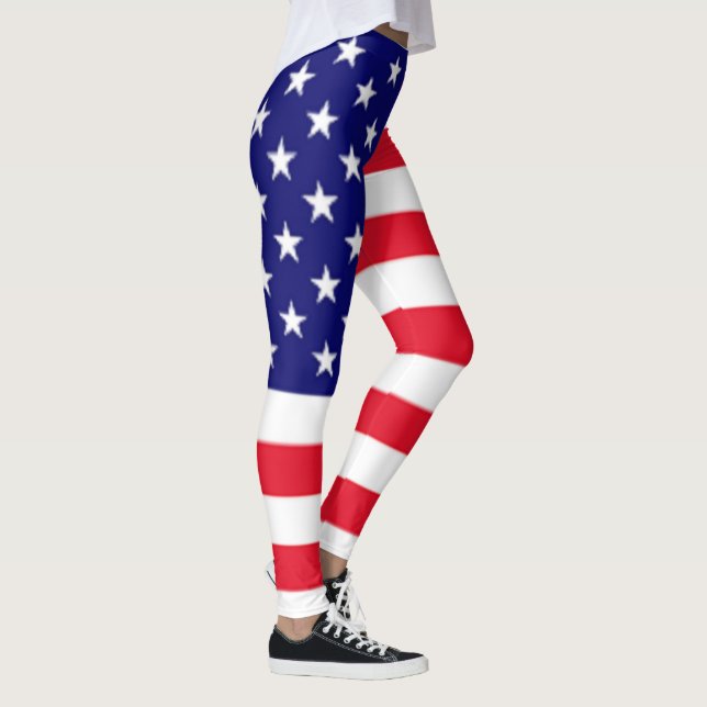 American Flag Leggings (Right)