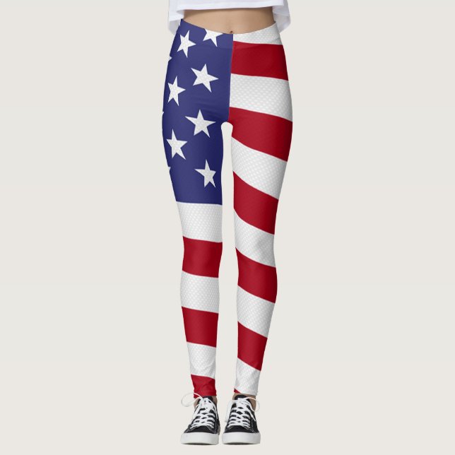 American Flag Leggings (Front)