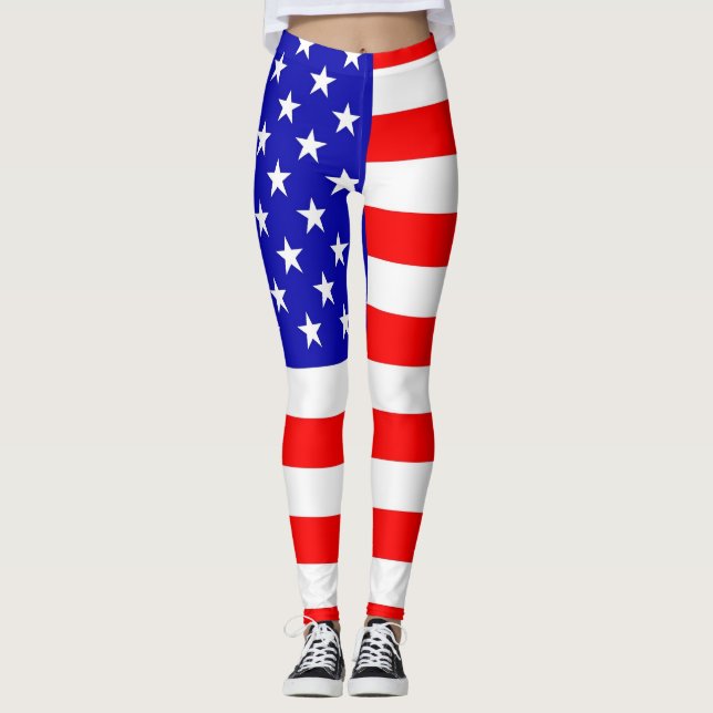 American Flag Leggings (Front)
