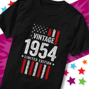 American Flag Limited Edition Stars Vintage 1954 T-Shirt