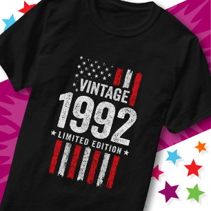 American Flag Limited Edition Stars Vintage 1992 T-Shirt