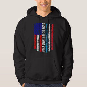 American Flag Luxembourg Flag Best Boyfriend Ever Hoodie