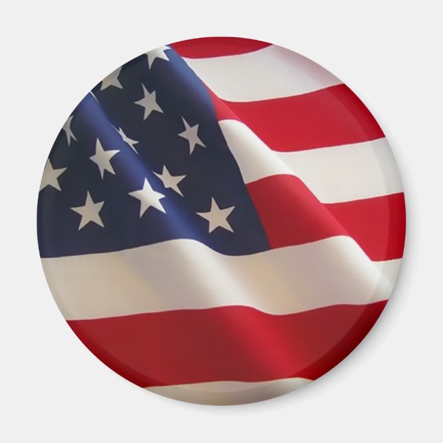 american flag magnet (Front)