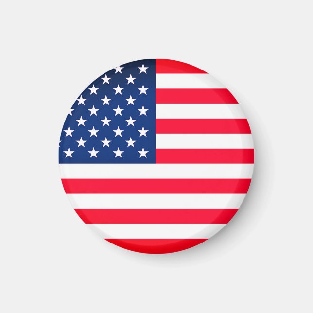 American Flag Magnet Gift - USA (Front)