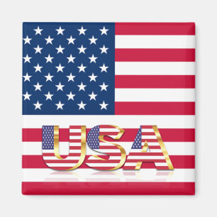 American Flag Magnet USA