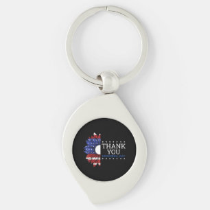 American Flag Memorial Day Shirts For Women Memori Key Ring