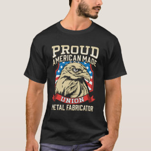 American Flag Metal Fabricator T-Shirt