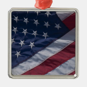 American flag. metal tree decoration