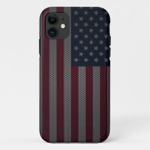 American Flag Metallic Mesh Case-Mate iPhone Case