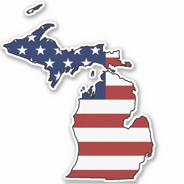 American Flag Michigan (Front)