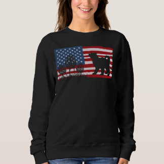 American Flag Morel Mushroom & Shihtzu Sweatshirt