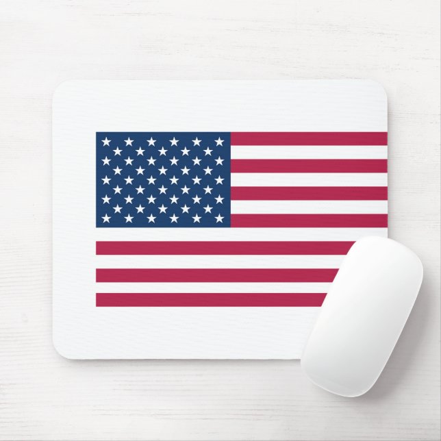 American flag mouse pad (With Mouse)