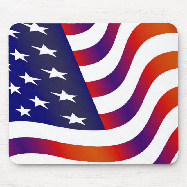American Flag Mouse Pad (Front)