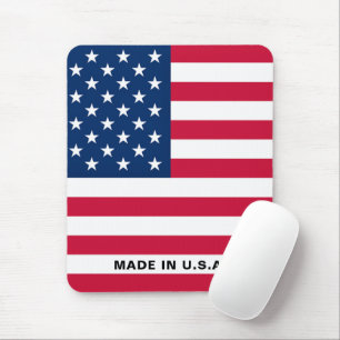 American Flag Mouse Pad Made In USA