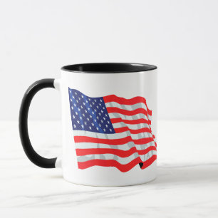 American flag  mug