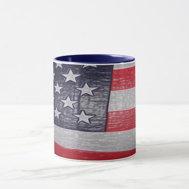 American Flag Mug (Center)