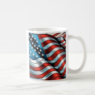 American Flag Mug