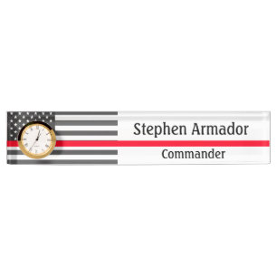 American Flag Nameplate