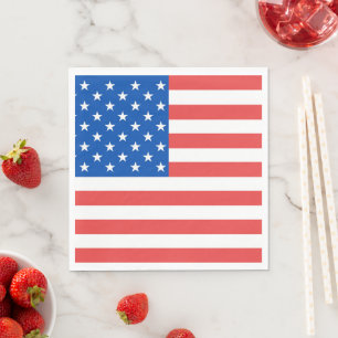 American Flag Napkin