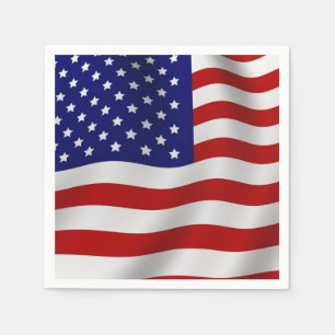 American Flag Napkin