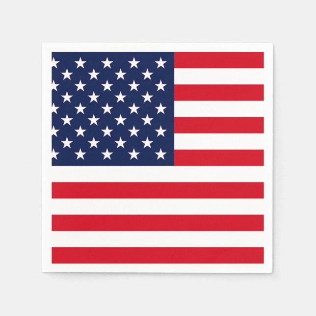 American Flag Napkin (Front)