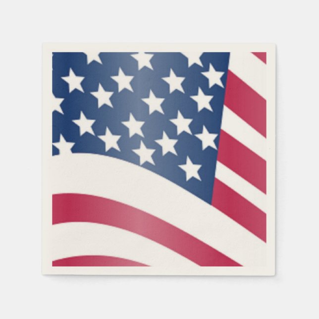 AMERICAN FLAG NAPKIN (Front)