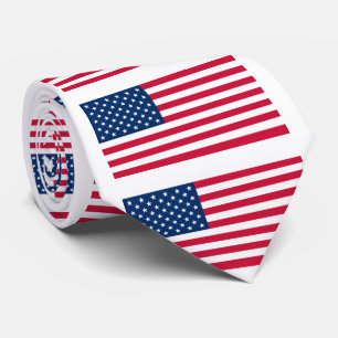 American Flag Neck Tie - Patriotic - USA