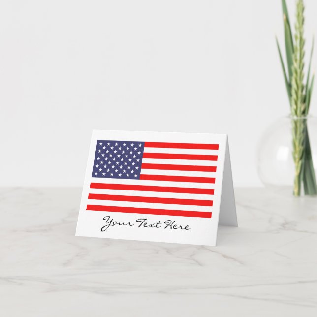 American flag note cards (Front)