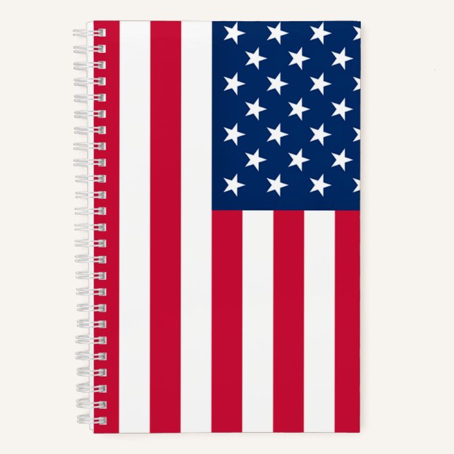 American Flag Notebook (Front)