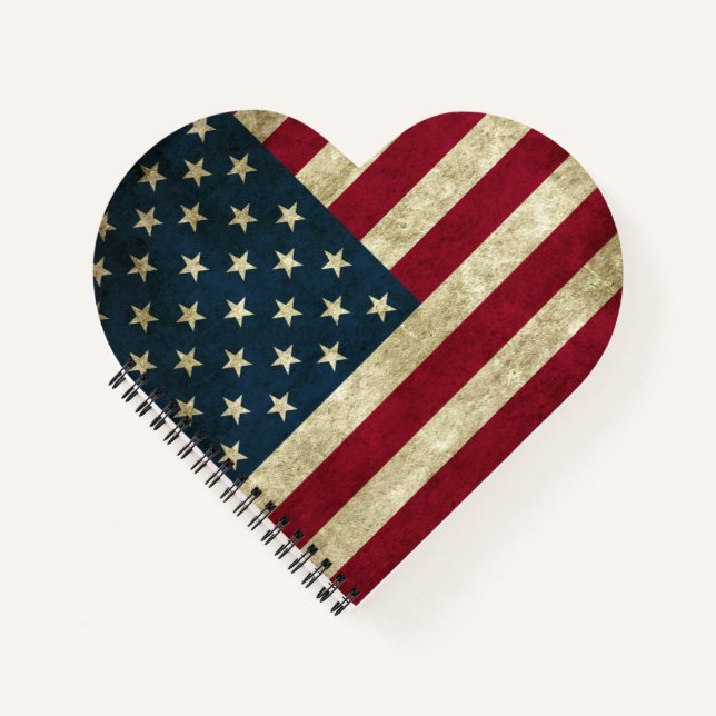 American Flag Notebook (Front)