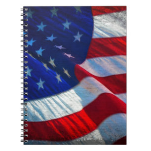 American Flag Notebook