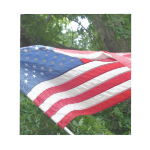 American Flag Notepad