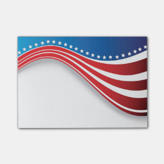American flag notes