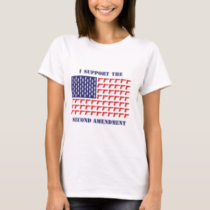 American-Flag-of-Guns-Pistol---2nd-Amendment T-Shirt