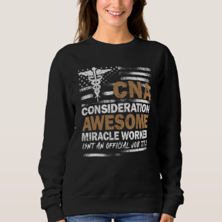 American Flag Of Rn Nurse Life And Cna Life Miracl Sweatshirt