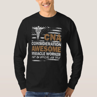 American Flag Of Rn Nurse Life And Cna Life Miracl T-Shirt