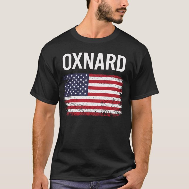 American Flag Oxnard T-Shirt (Front)