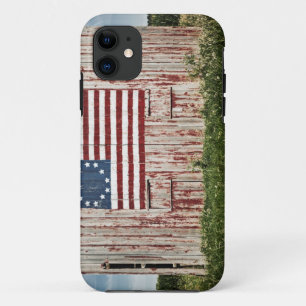 American flag painted on barn Case-Mate iPhone case