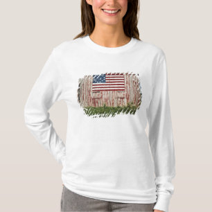 American flag painted on barn T-Shirt