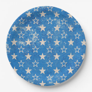 American Flag Paper Plate