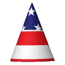 American Flag Party Hat Red White and Blue