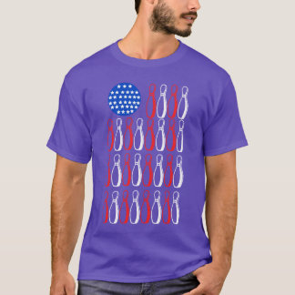 American Flag Patriot Patriotic Strike Sports Bowl T-Shirt
