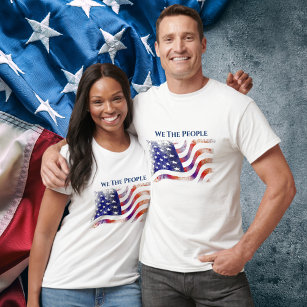 American Flag Patriot, We The People T-Shirt