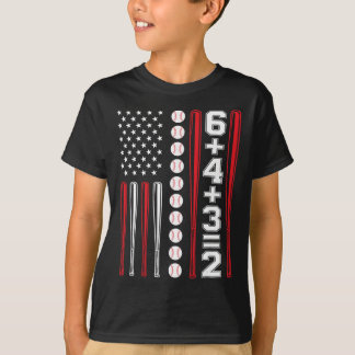 American Flag Patriotic 643 Sell Math Player Coach T-Shirt