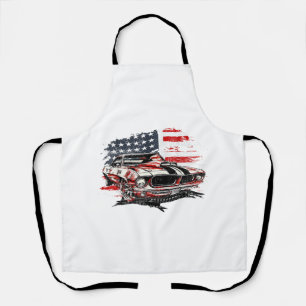 American Flag Patriotic Apron